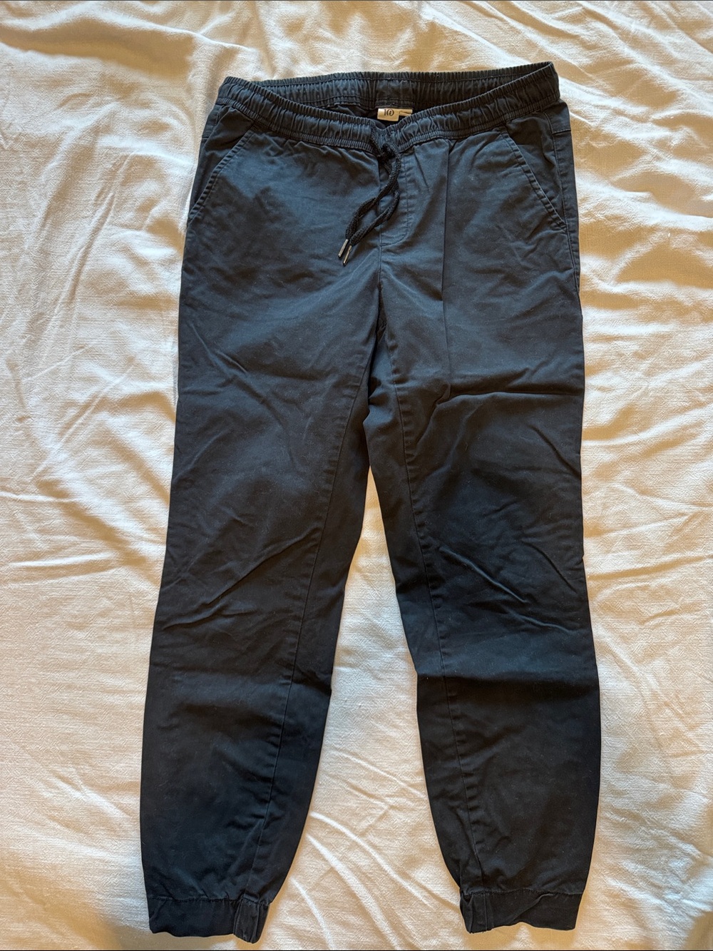 Women’s 10tree Black Drawstring Jogger Pants size M